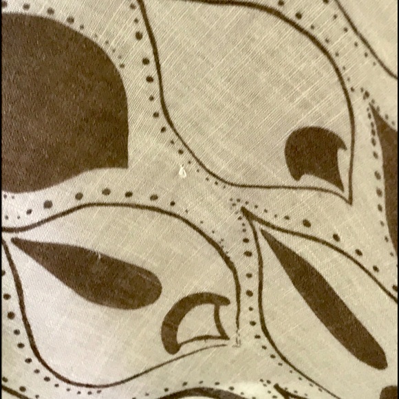 ▪️OLD NAVY▪️Retro Linen & Cotton Abstract Feather A-Line Skirt - Picture 6 of 6